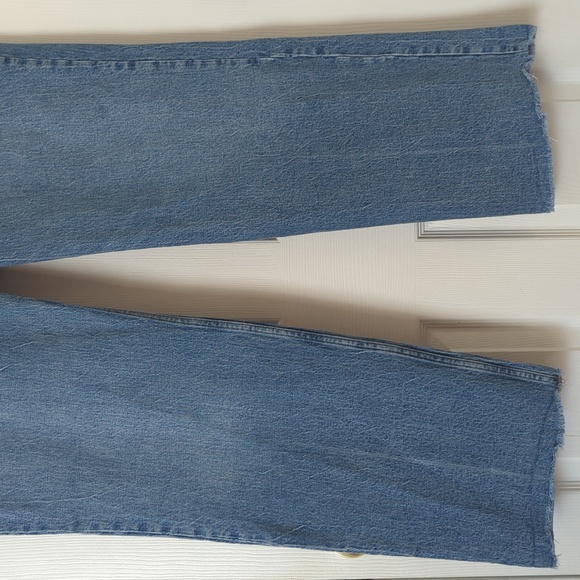 Abercrombie & Fitch '90s Relaxed Fit High Rise Straight Leg Curve Love Jeans 34 - Picture 3 of 14